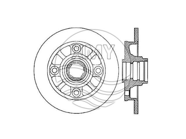 Bremsscheibe Brake Disc:BF68-26-251A