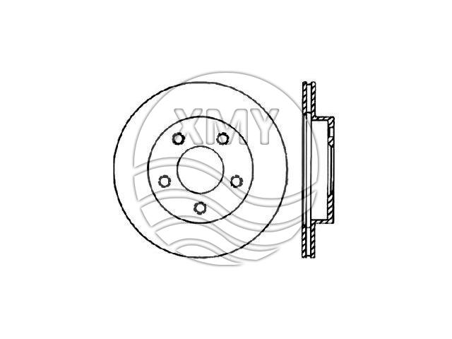 Bremsscheibe Brake Disc:18015159
